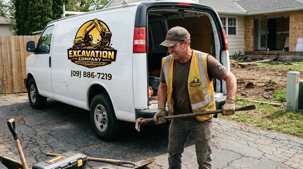 Excavation Company Auckland North - Technician Unloading